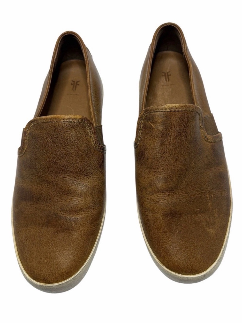 Frye Leather Slip On Shoes Brown Casual Dylan Loafers Women’s Size US 8M